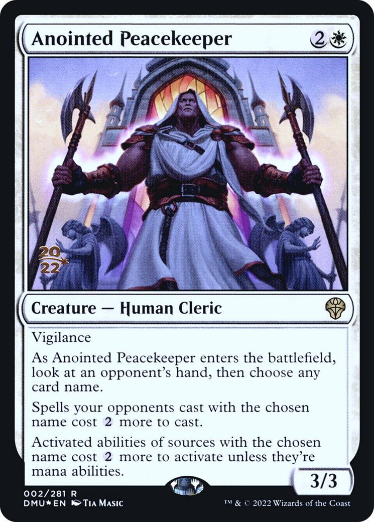 Anointed Peacekeeper [Dominaria United Prerelease Promos]