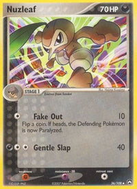 Nuzleaf (36/108) (Stamped) [EX: Power Keepers]