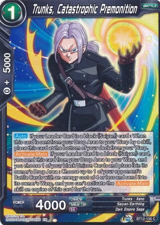 Trunks, Catastrophic Premonition (BT12-135) [Vicious Rejuvenation] - POKÉ JEUX