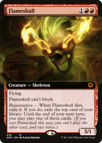 Flameskull (Extended Art) [Dungeons & Dragons: Adventures in the Forgotten Realms]