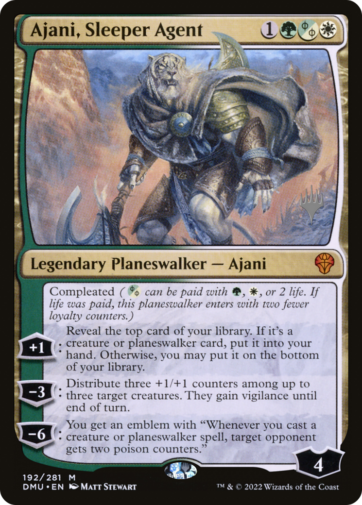 Ajani, Sleeper Agent (Promo Pack) [Dominaria United Promos]