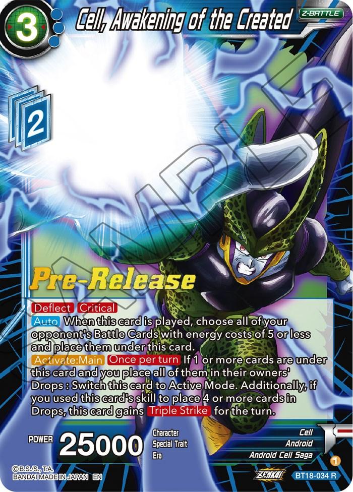 Cell, Awakening of the Created (BT18-034) [Dawn of the Z-Legends Prerelease Promos] - POKÉ JEUX