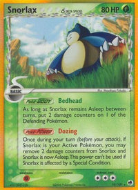 Snorlax (10/101) (Delta Species) (Stamped) [EX: Dragon Frontiers]