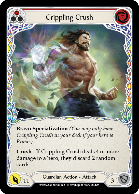 Crippling Crush [WTR043-M] (Welcome to Rathe) Alpha Print Rainbow Foil - POKÉ JEUX