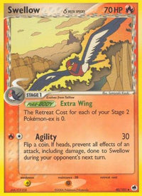 Swellow (40/101) (Delta Species) (Stamped) [EX: Dragon Frontiers]