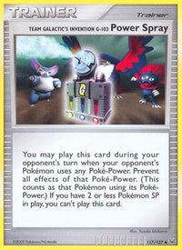 Team Galactic's Invention G-103 Power Spray (117/127) [Platinum: Base Set]