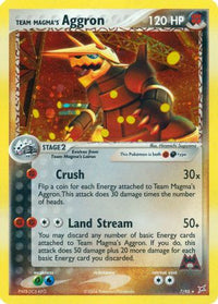 Team Magma's Aggron (7/95) [EX: Team Magma vs Team Aqua]