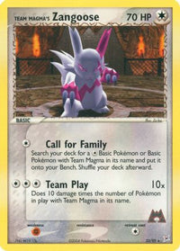 Team Magma's Zangoose (23/95) [EX: Team Magma vs Team Aqua]