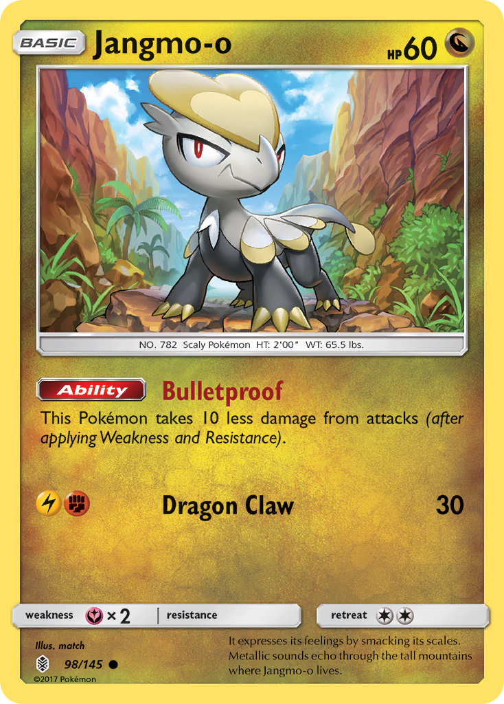 Jangmo-o (98/145) [Sun & Moon: Guardians Rising]