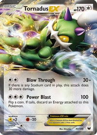 Tornadus EX (90/108) [Black & White: Dark Explorers]