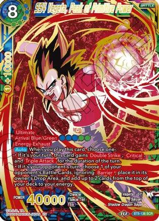 SS4 Vegeta, Peak of Primitive Power (Gold Stamped) (BT8-136) [Mythic Booster] - POKÉ JEUX