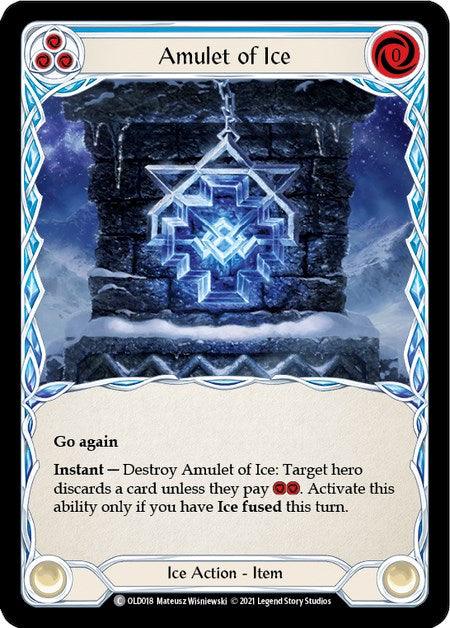 Amulet of Ice (Blue) [OLD018] (Tales of Aria Oldhim Blitz Deck) 1st Edition Normal - POKÉ JEUX