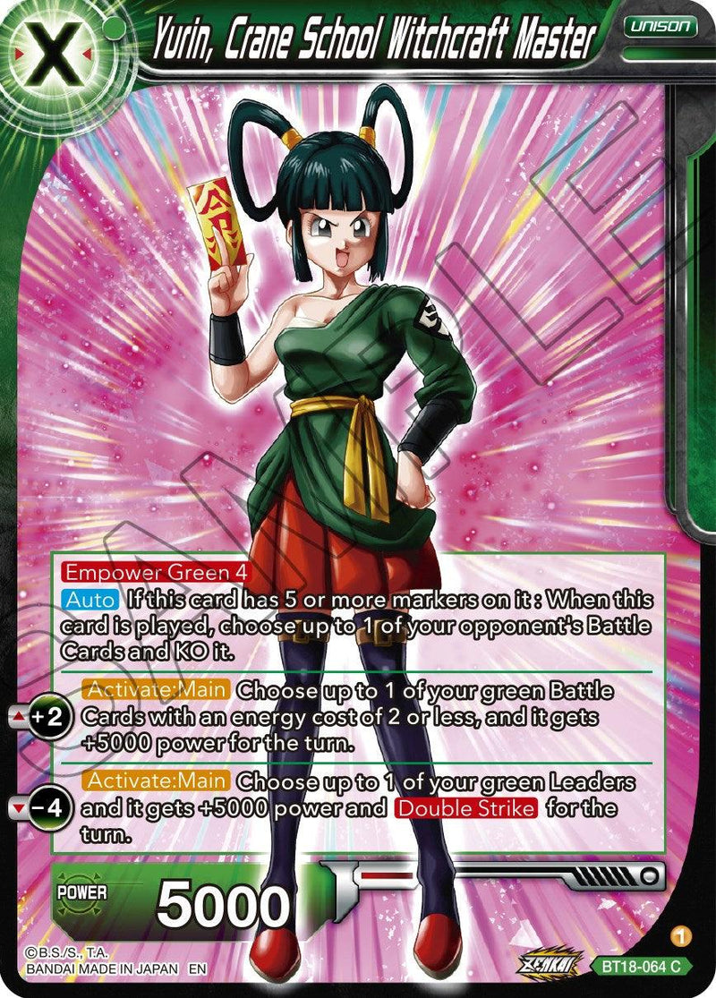 Yurin, Crane School Witchcraft Master (BT18-064) [Dawn of the Z-Legends] - POKÉ JEUX