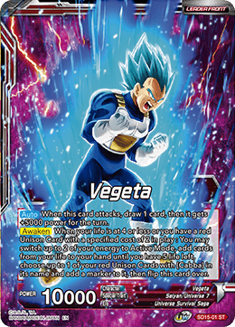 Vegeta // SSB Vegeta, Spirit Boost Elite (Starter Deck Exclusive) (SD15-01) [Cross Spirits] - POKÉ JEUX