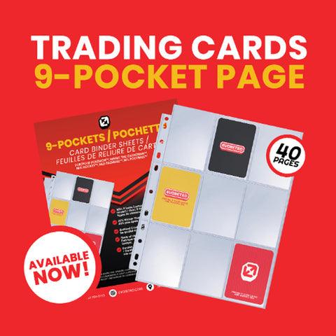 9 Pocket Binder Pages for Trading Cards (40 Sheets) - POKÉ JEUX