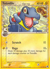 Totodile (67/101) (Delta Species) (Stamped) [EX: Dragon Frontiers]