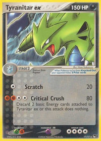 Tyranitar ex (17/17) (Holo) [POP Series 1]