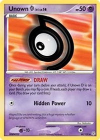 Unown D (68/130) [Diamond & Pearl: Base Set]