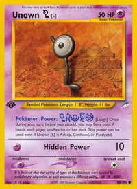 Unown [L] (86/105) [Neo Destiny Unlimited]