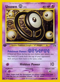 Unown [O] (69/75) [Neo Discovery Unlimited]