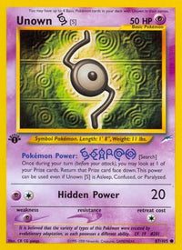 Unown [S] (87/105) [Neo Destiny Unlimited]