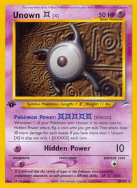 Unown [X] (30/105) [Neo Destiny Unlimited]