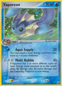 Vaporeon (19/115) (Stamped) [EX: Unseen Forces]