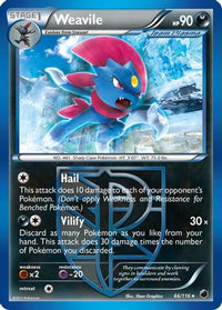 Weavile (66/116) [Black & White: Plasma Freeze]