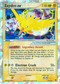 Zapdos ex (116/112) [EX: FireRed & LeafGreen]