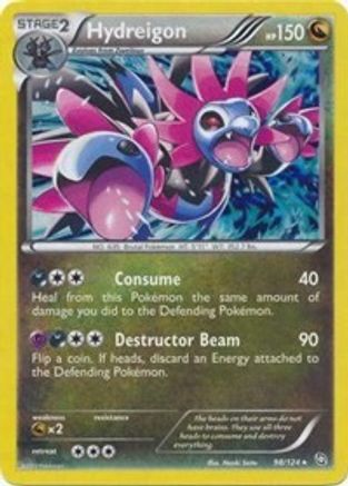 Hydreigon (98/124) (Cracked Ice Holo) (Theme Deck Exclusive) [Black & White: Dragons Exalted]