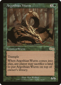 Argothian Wurm [Urza's Saga]