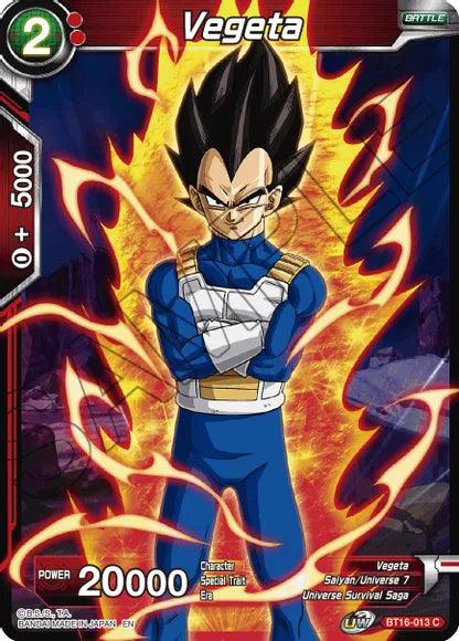 Vegeta (BT16-013) (BT16-013) [Realm of the Gods] - POKÉ JEUX