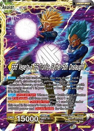 Trunks // SSB Vegeta & SS Trunks, Father-Son Onslaught (BT16-071) [Realm of the Gods] - POKÉ JEUX