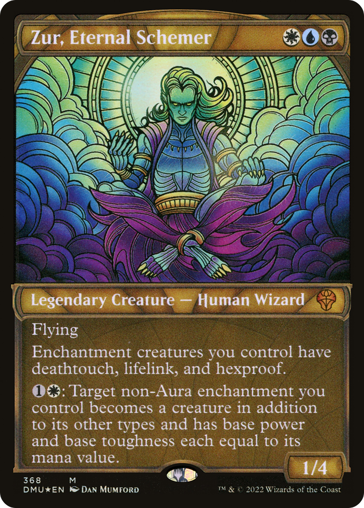 Zur, Eternal Schemer (Showcase Textured) [Dominaria United]