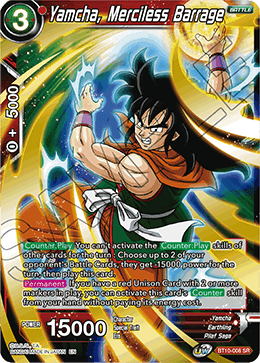 Yamcha, Merciless Barrage (BT10-008) [Cross Spirits] - POKÉ JEUX