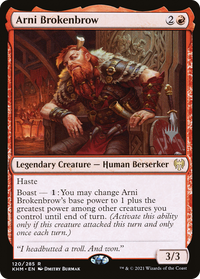 Arni Brokenbrow (Promo Pack) [Kaldheim Promos]