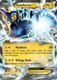 Thundurus EX (26/108) [XY: Roaring Skies]