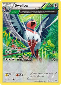 Swellow (72/108) [XY: Roaring Skies]