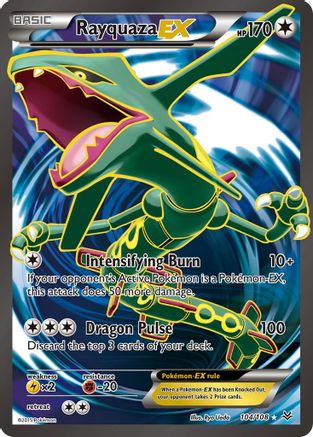 Rayquaza EX (104/108) [XY: Roaring Skies]