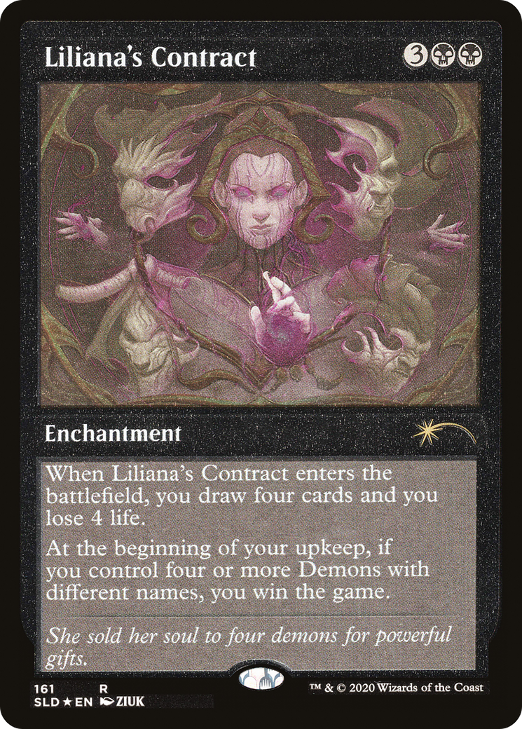 Liliana's Contract (Foil Etched) [Secret Lair Drop Series]