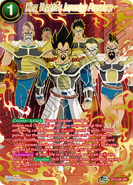 King Vegeta's Imposing Presence (SPR) (BT13-030) [Supreme Rivalry] - POKÉ JEUX