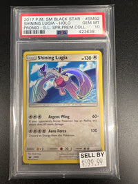 SHINING LUGIA-HOLO SM82 PSA 10 #42363801