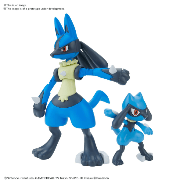 Pokemon Model Kit Riolu & Lucario - POKÉ JEUX