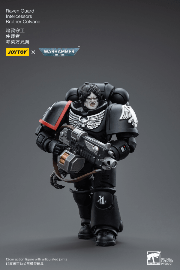 Warhammer 40K-Raven Guard Intercessors Brother Colvane - POKÉ JEUX