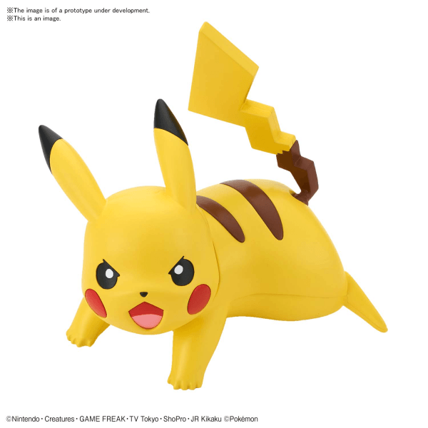 Pokemon Model Kit Quick!! 03 Pikachu (Battle Pose) - POKÉ JEUX