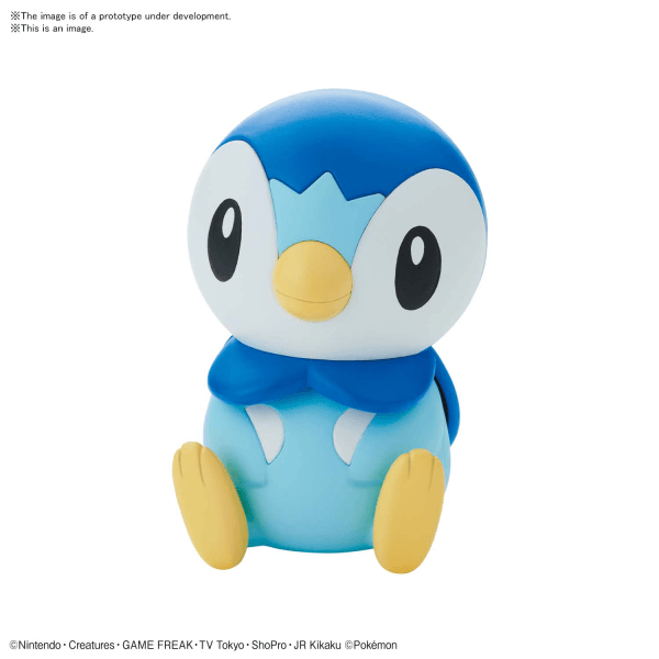 Pokemon Model Kit Quick!! 6 Piplup - POKÉ JEUX