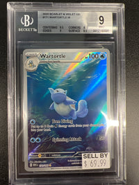 Wartortle IR 171/165 BECKETT 9 #17160591