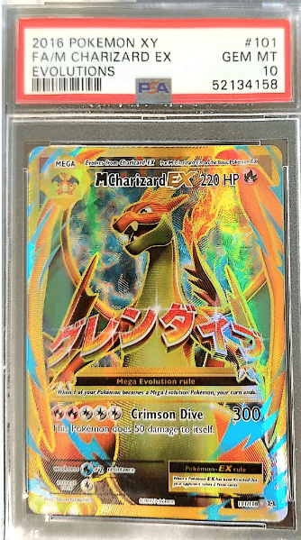 M Charizard EX 101/108 - grade 10 - POKÉ JEUX