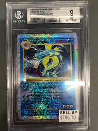 Gyarados HOLO R #12  2002 Pokemon Legendary Collection BECKETT 9  #17160391