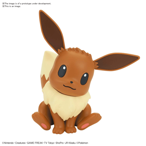 Pokemon Model Kit Quick!! 04 Eevee - POKÉ JEUX